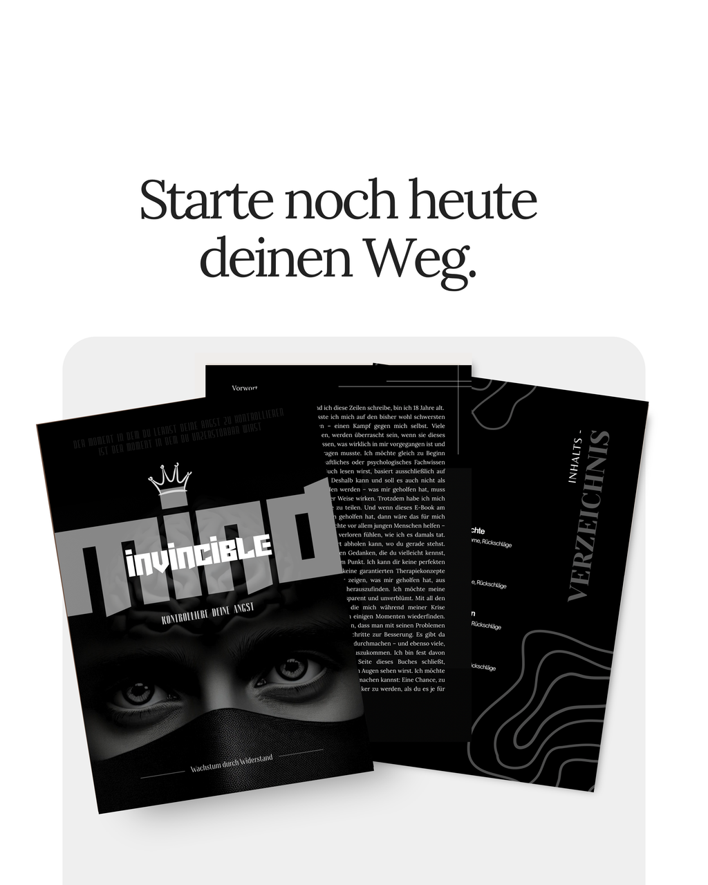 Invincible Mind - Kontrolliere deine Angst  E-Book
